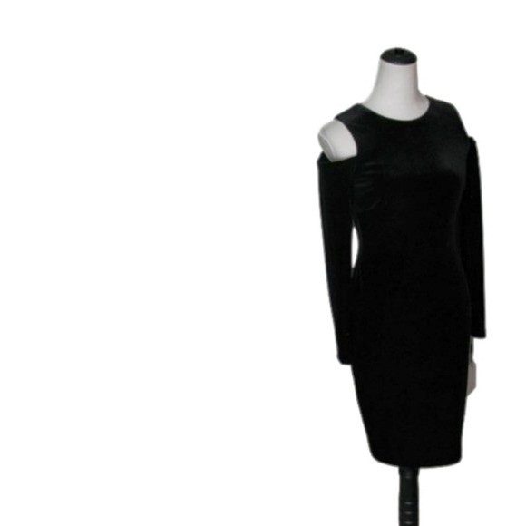 Calvin Klein Dresses & Skirts - New Calvin Klein Black Cold Shoulder Dress Size 2